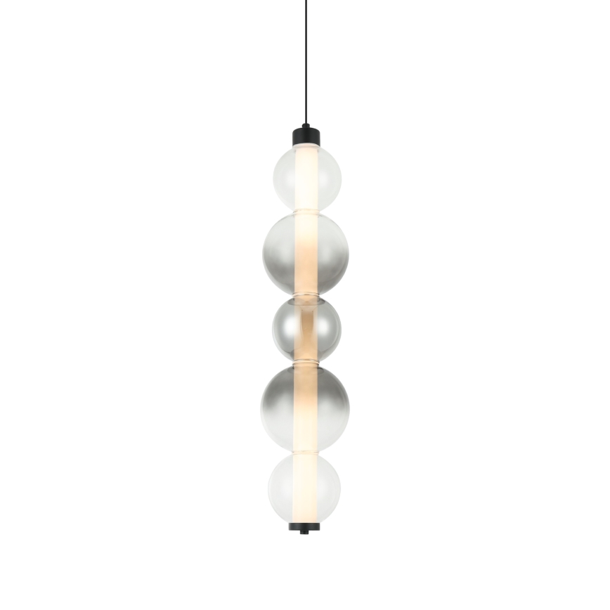 LED lestenec na kablu LUMMI LED/19W/230V črna/zadimljena