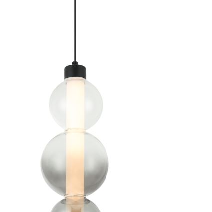 LED lestenec na kablu LUMMI LED/19W/230V črna/zadimljena