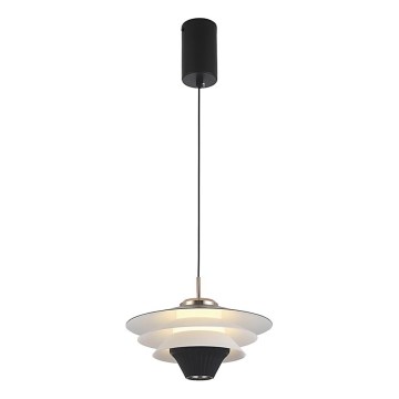 LED lestenec na kablu MANLEY LED/5W/230V črna/bela
