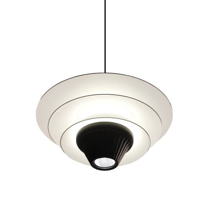 LED lestenec na kablu MANLEY LED/5W/230V črna/bela