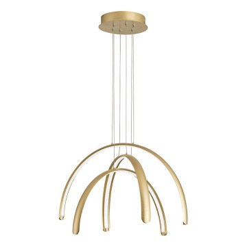 LED lestenec na kablu MEGAN LED/41W/230V zlati