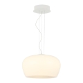 LED lestenec na kablu NADIA LED/20W/230V bela