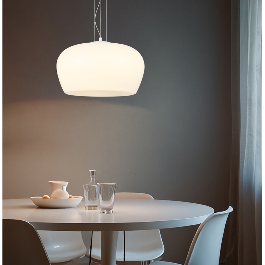 LED lestenec na kablu NADIA LED/20W/230V bela