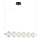 LED lestenec na kablu PELLUCID LED/23W/230V zlata/prozorna