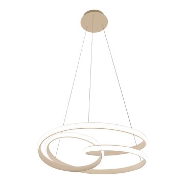 LED lestenec na kablu RIBBON LED/42W/230V v bež barvi