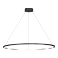 LED lestenec na kablu SATURNO LED/65W/230V, premer 120 cm, IP44, črna