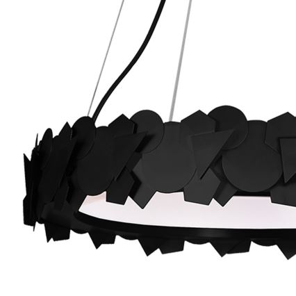 LED lestenec na kablu SOHO LED/24W/230V črn