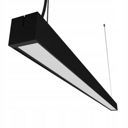 LED lestenec na kablu/stropno pritrjen LED/44W/230V 4000K 120 cm črna