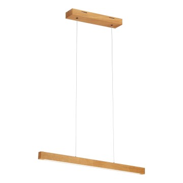 LED lestenec na kablu VERDE LED/18W/230V 3000K 76 cm hrast