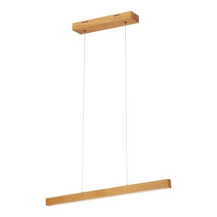 LED lestenec na kablu VERDE LED/18W/230V 3000K 76 cm hrast