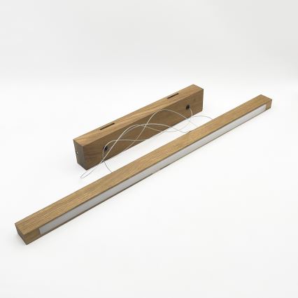 LED lestenec na kablu VERDE LED/18W/230V 3000K 76 cm hrast