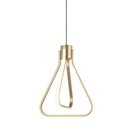 LED lestenec na kablu ZING LED/19W/230V zlate barve