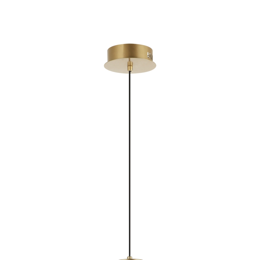 LED lestenec na kablu ZING LED/19W/230V zlate barve