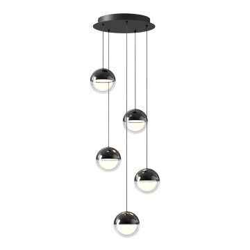 LED lestenec na kablu ZIREA LED/30W/230V črna