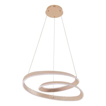 LED lestenec na lanku GLOW LED/75W/230V 4000K Ø 60 cm zlata