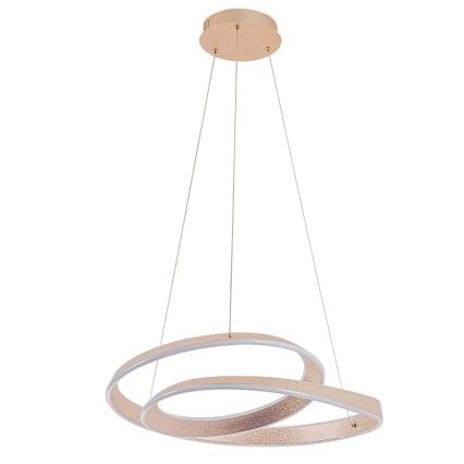 LED lestenec na lanku GLOW LED/75W/230V 4000K Ø 60 cm zlata