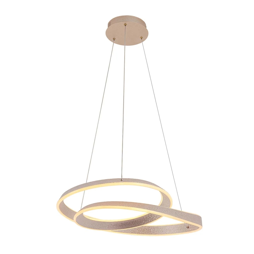 LED lestenec na lanku GLOW LED/75W/230V 4000K Ø 60 cm zlata