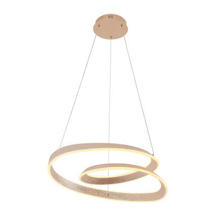 LED lestenec na lanku GLOW LED/75W/230V 4000K Ø 60 cm zlata