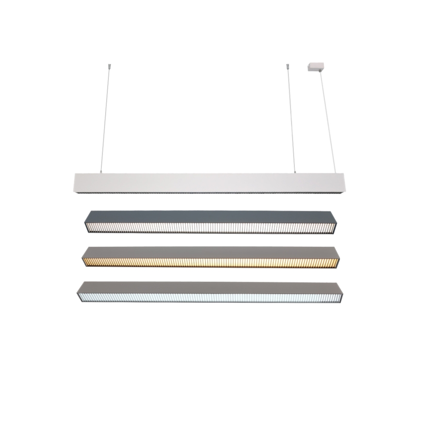 LED lestenec na lanku LED/55W/230V 3000/4000/6500K 120 cm bela