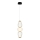 LED lestenec na lanku SHINY LED/17W/230V bela/zlata
