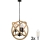 LED Lestenec na verigi ROPE GLOBO 3xE14/4,3W/230V
