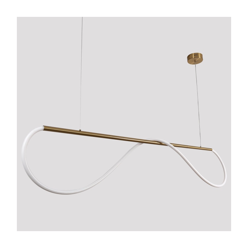 LED lestenec na vrvi MELECA LED/36W/230V 3000/4000/6000K 160 cm zlata