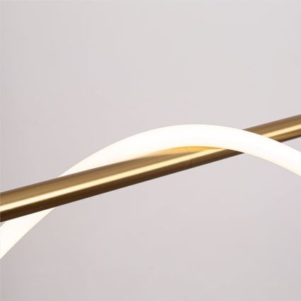 LED lestenec na vrvi MELECA LED/36W/230V 3000/4000/6000K 160 cm zlata