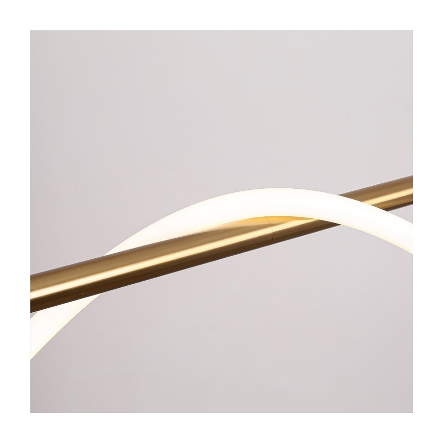 LED lestenec na vrvi MELECA LED/36W/230V 3000/4000/6000K 160 cm zlata