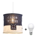 LED Lestenec na vrvici 1xE27/10W/230V