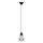 LED lestenec na vrvici 1xE27/6,5W/230V 2500K črna