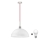 LED Lestenec na vrvici 1xE27/60W/230V bela