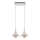 LED Lestenec na vrvici 2xLED/9W/230V bela