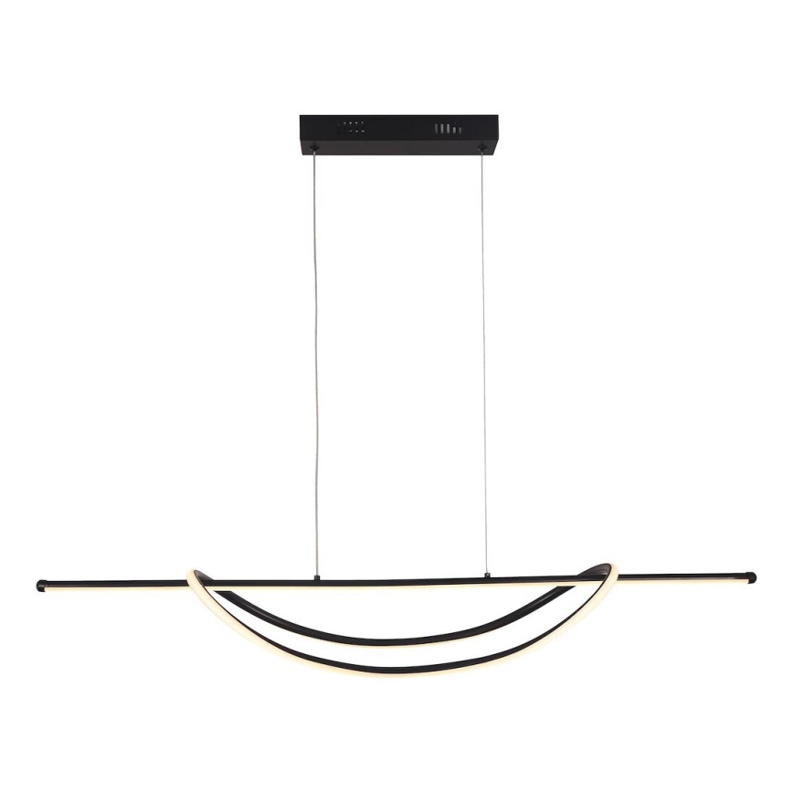 LED Lestenec na vrvici AMBAR LED/35W/230V črna