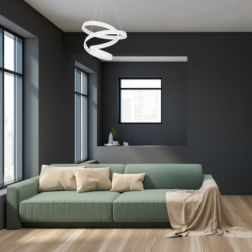 LED Lestenec na vrvici ANDROMEDA LED/45W/230V