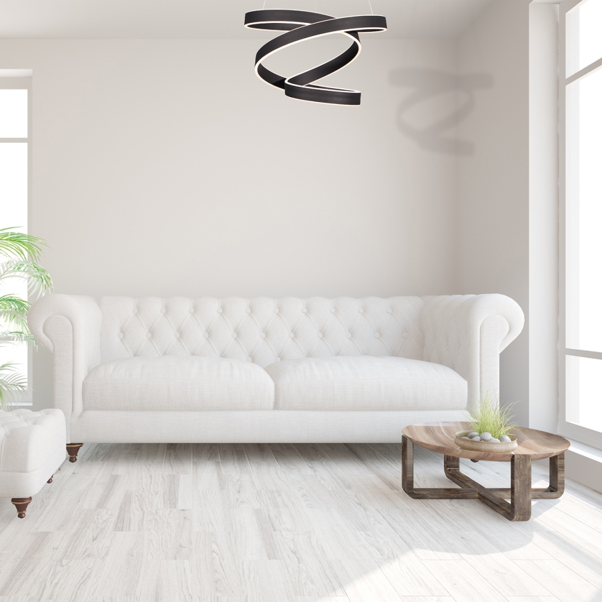LED Lestenec na vrvici ANDROMEDA LED/45W/230V