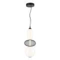 LED Lestenec na vrvici ARAME LED/23W/230V pr. 22 cm črna