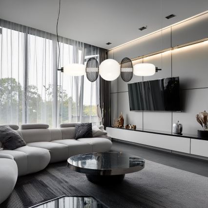 LED Lestenec na vrvici ARAME LED/32W/230V črna