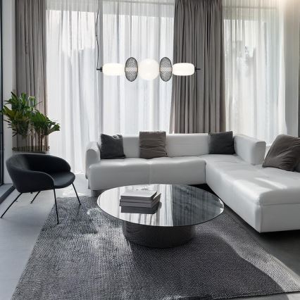 LED Lestenec na vrvici ARAME LED/32W/230V črna