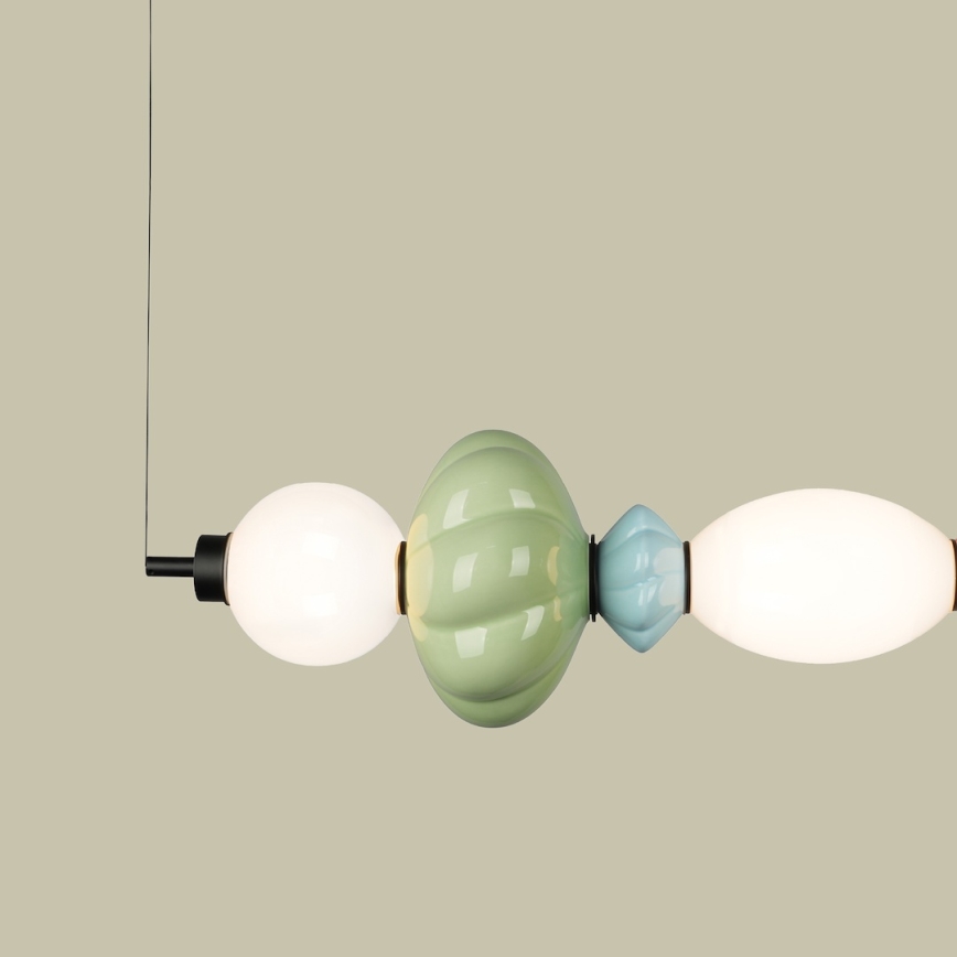LED Lestenec na vrvici ASCOLI LED/24W/230V barven