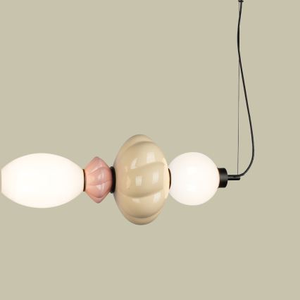 LED Lestenec na vrvici ASCOLI LED/24W/230V barven
