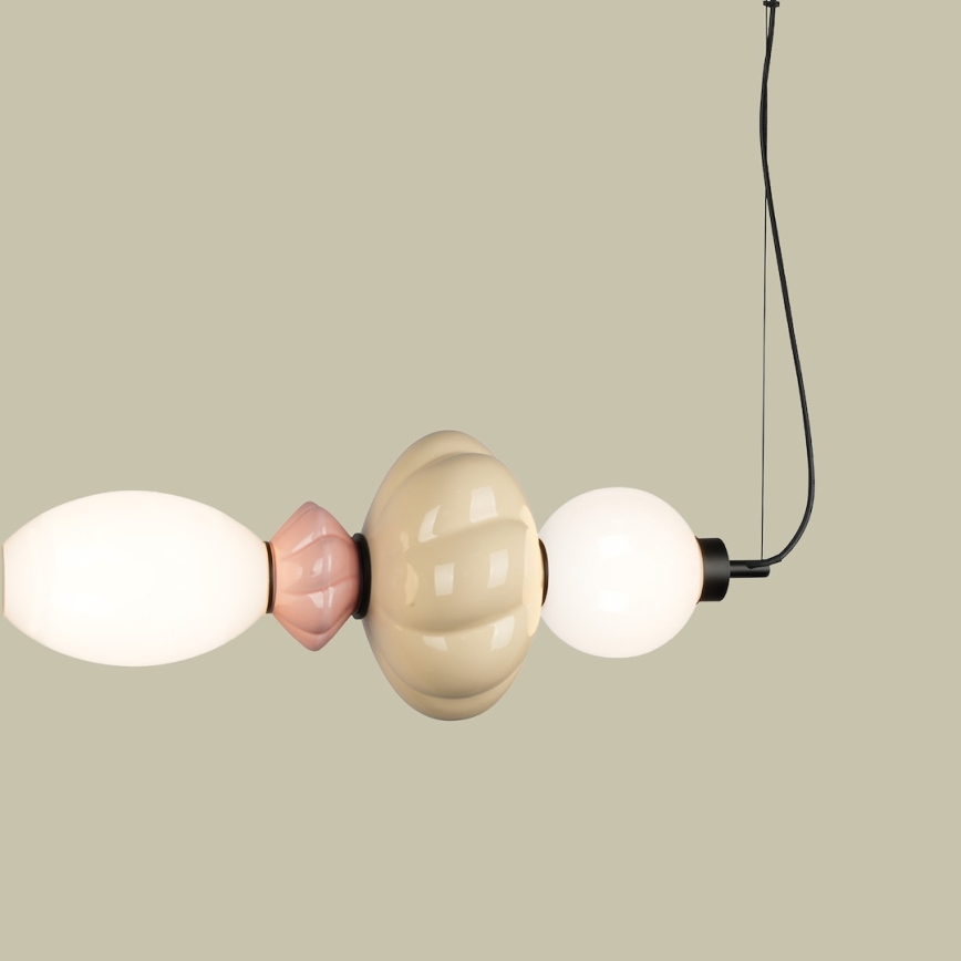 LED Lestenec na vrvici ASCOLI LED/24W/230V barven