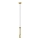 LED Lestenec na vrvici BARS 1xGU10/4,8W/230V gold
