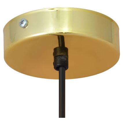 LED Lestenec na vrvici BARS 1xGU10/4,8W/230V gold