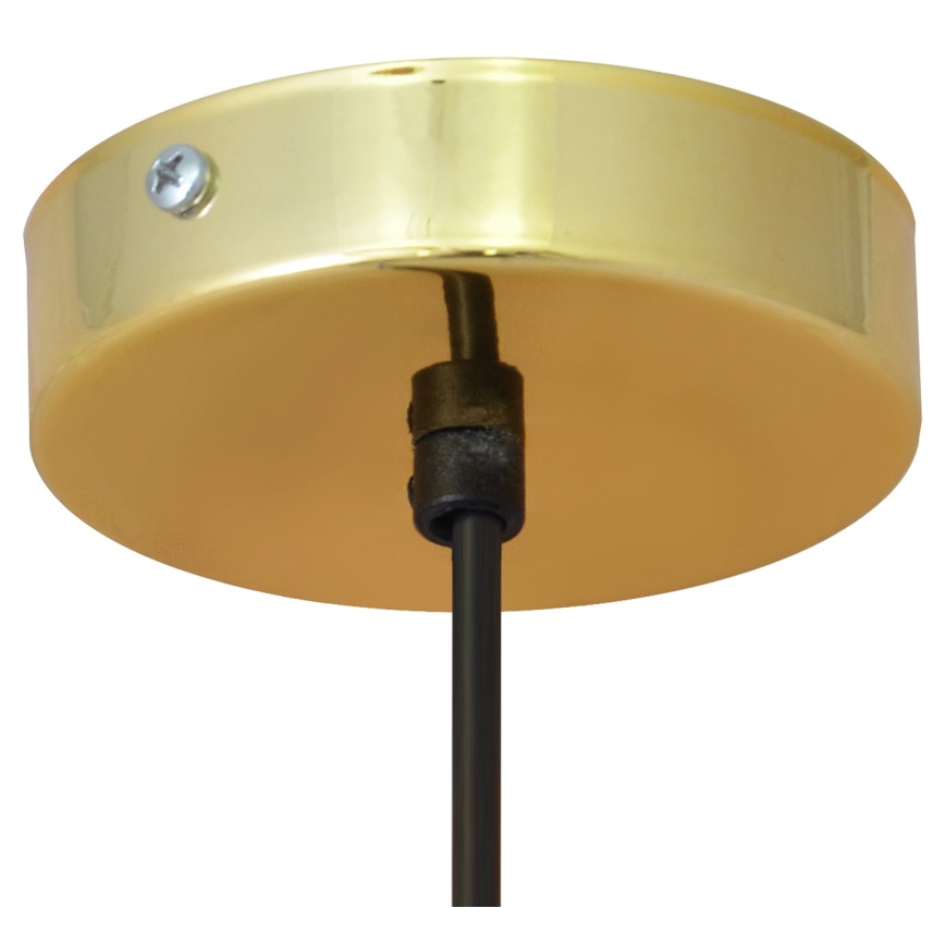 LED Lestenec na vrvici BARS 1xGU10/4,8W/230V gold