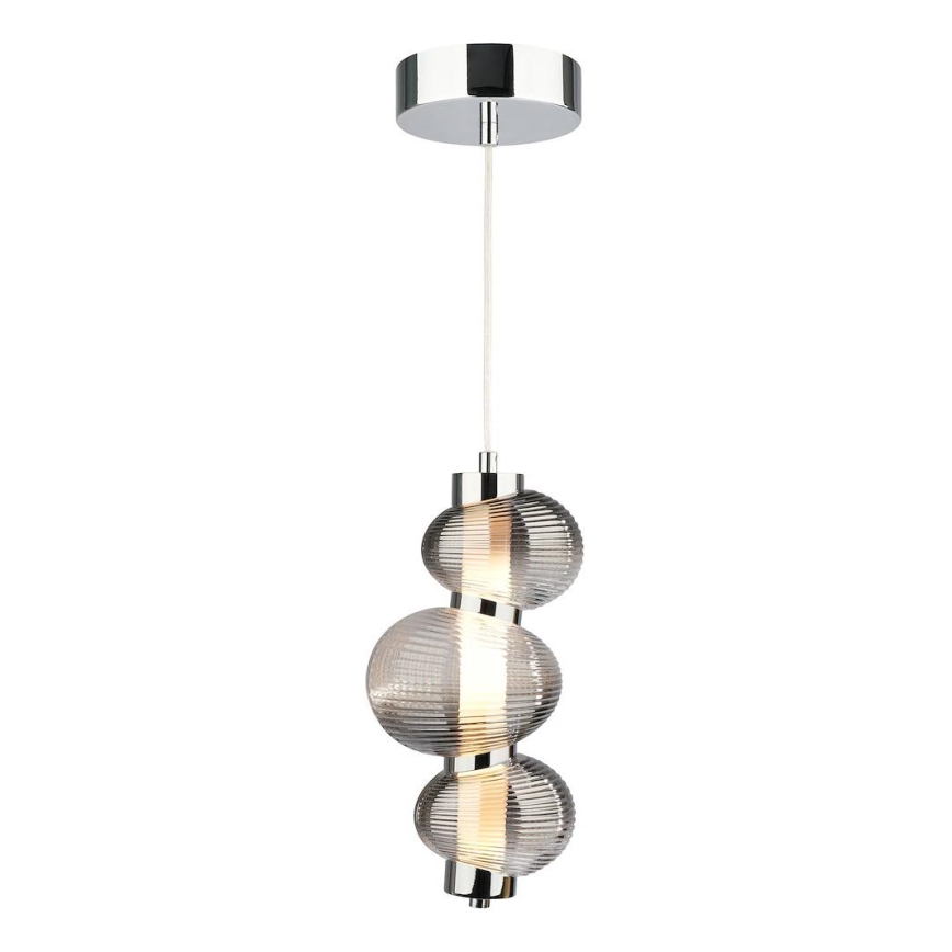 LED Lestenec na vrvici BOLLA LED/12W/230V pr. 16 cm dimna