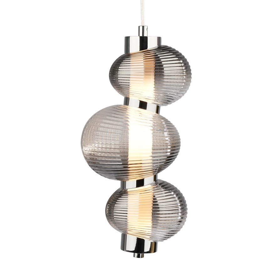 LED Lestenec na vrvici BOLLA LED/12W/230V pr. 16 cm dimna