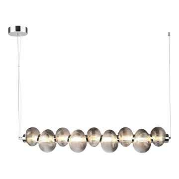 LED Lestenec na vrvici BOLLA LED/32W/230V sijajni krom/dimna