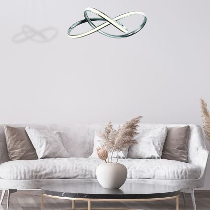 LED Lestenec na vrvici CAPPIO LED/36W/230V sijajni krom