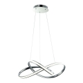 LED Lestenec na vrvici CAPPIO LED/36W/230V sijajni krom