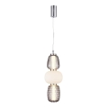 LED Lestenec na vrvici CARO LED/28W/230V sijajni krom